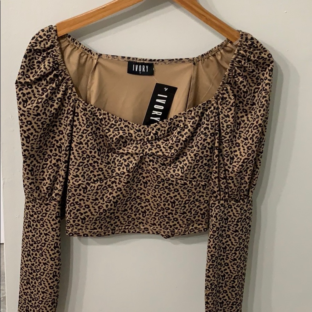 Cheetah crop top